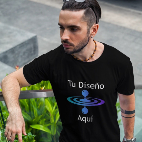 Playera personalizable 100% algodón peinado para Caballero